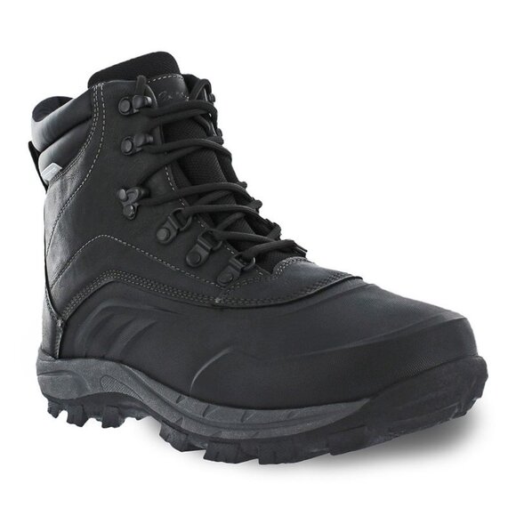 Eddie Bauer Men\'s Apunmidnightblack Waterproof Boots, Size: 13M, Black main image 4